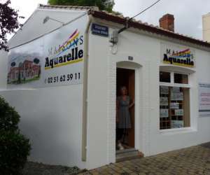 Maisons Aquarelle