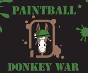 photo Paintball donkey war Les Aubiers 3468
