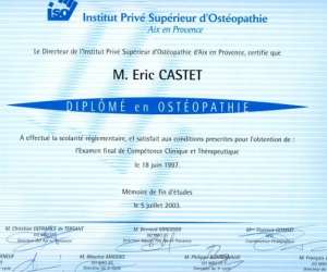 photo Castet eric - osteopathe La Colle Sur Loup 4130