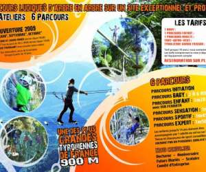 photo Acrobranche/parcours aventure Peira Cava 4239