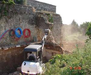 La Clef Des Champs, Terrassement