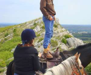 photo Randonnee  cheval le petit roman Maussanne Les Alpilles 10698