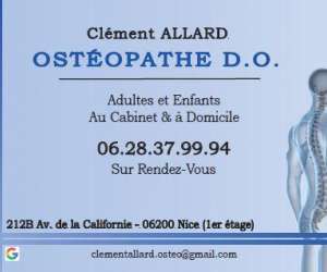 photo Clment allard osteopathe d.o. nice ouest Nice 16230