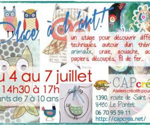 photo Capcrea - atelier de peinture, de dessin et de techniques mixtes Le Pontet 14221