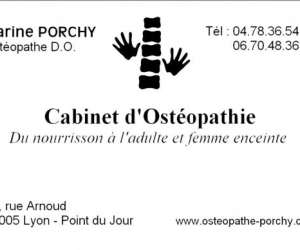 Osteopathe Lyon Marine Porchy