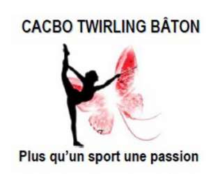 Twirling Baton Carbon-blanc 