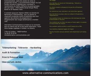 photo Alternative communications tlmarketing communication Honfleur 3022