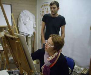 photo Eric badoud  artiste peintre- cours de dessin et peinture Caen 4441
