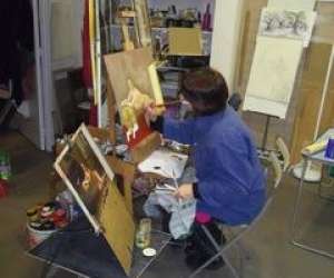 photo Eric badoud  artiste peintre- cours de dessin et peinture Caen 4447