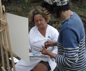photo Atelier galerie l'azimut  - stage peinture et carnet de voyage Arzon 4541