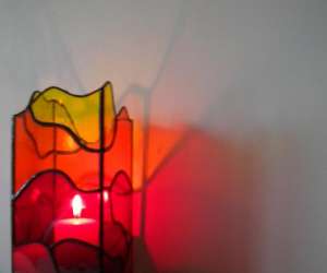 photo Atelier / exposition de vitrail tiffany Plussulien 5423
