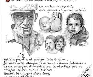 photo Artiste peintre portraitiste Noyal 9771