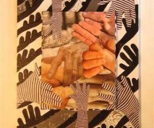 photo Moutte  plasticienne  - sculptures et collages Aubiere 4107