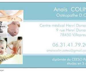 photo Anais colin, osteopathe d.o Villepreux 14725
