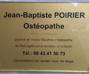  Jean Batiste  Poirier  Ostopathe Paris 7  