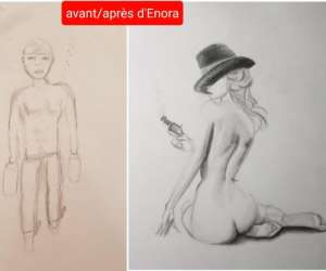 photo Atelier carr d'art's fond par lartiste peintre nathaly vera Gif Sur Yvette 19155