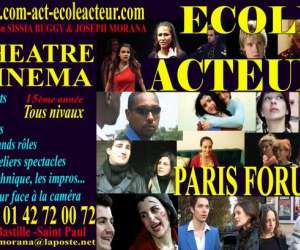 Ecole Acteur Paris Forum Du Marais