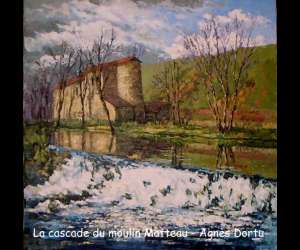 photo Agns dortu, artiste peintre. St Bonnet Briance 3561
