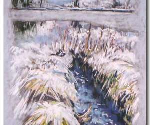 photo Agns dortu, artiste peintre. St Bonnet Briance 3562