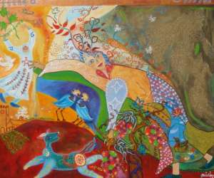 photo Annie giry   artiste peintre Condom 3571