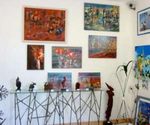 photo Galerie d'art bleu reglisse Valence 4786