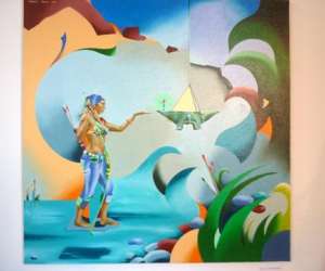 photo Galerie d'art bleu reglisse Valence 4788