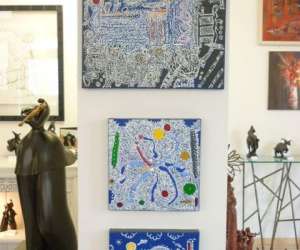 photo Galerie d'art bleu reglisse Valence 4789
