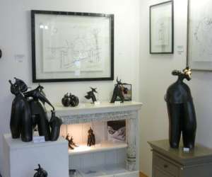 photo Galerie d'art bleu reglisse Valence 4790