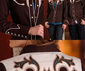 photo Vetements et accessoires country line dance et bikers Pins Justaret 5825