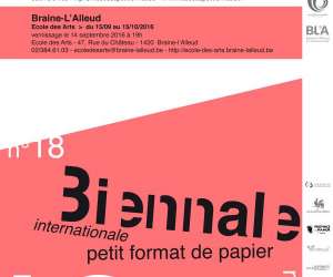 18me Biennale Internatione "petit Format De Papier"