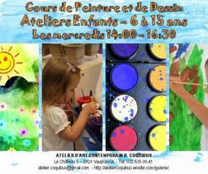 Atelier Coquibus - Cours Dessin, Peinture & Gravure