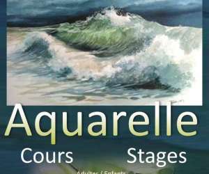 photo Gauby artiste peintre  - cours d'aquarelle Tours 6334