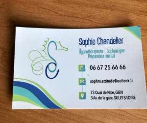 photo Sophie chandelier hypnose sophrologie Gien 7594