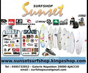 Surfshop sunset ajaccio Surfshop sunset ajaccio