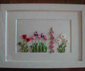 photo Broderie au ruban de soie La Londe 3409