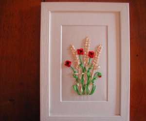photo Broderie au ruban de soie La Londe 3410