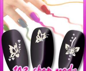 photo Stickers pour ongles dcoratifs boutique Bois L Eveque 4484