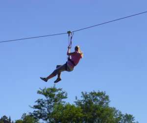 photo Abracadabranche parcours acrobatique en hauteur Thoiras 11476