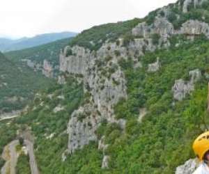 photo Vue d'en haut -  ecole d'escalade Fontanes 6670