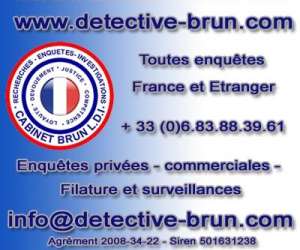 Dtective Brun Cabinet L.d.i