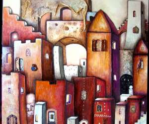 photo Magali trivino   - artiste  peintre  plasticienne   Collioure 14164