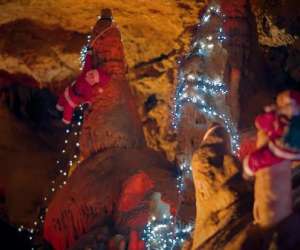 La Magie Des Lumires De Nol Sous Terre